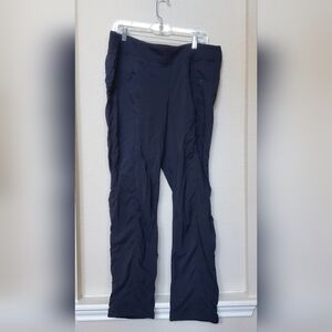 Prana Black Straight Leg Pants.  Size XL